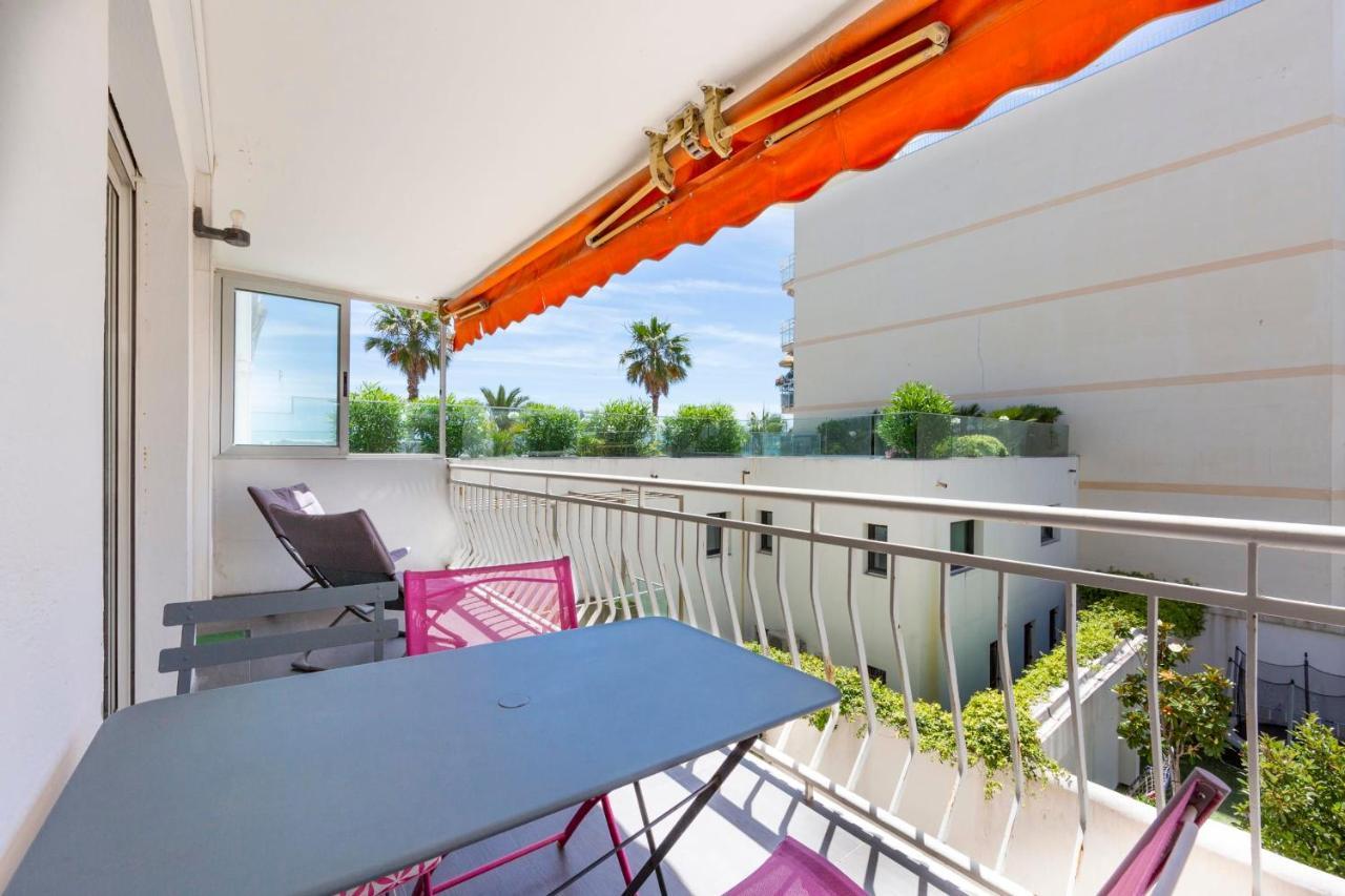 Modern Apartment 2 Bedrooms Quiet Terrace In A Palm Beach Area, 30 Meters From Seaside Cannes Buitenkant foto