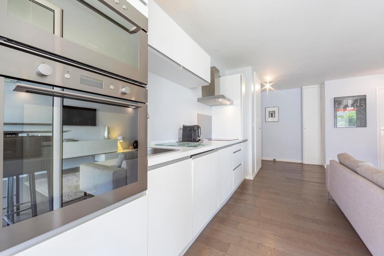 Modern Apartment 2 Bedrooms Quiet Terrace In A Palm Beach Area, 30 Meters From Seaside Cannes Buitenkant foto
