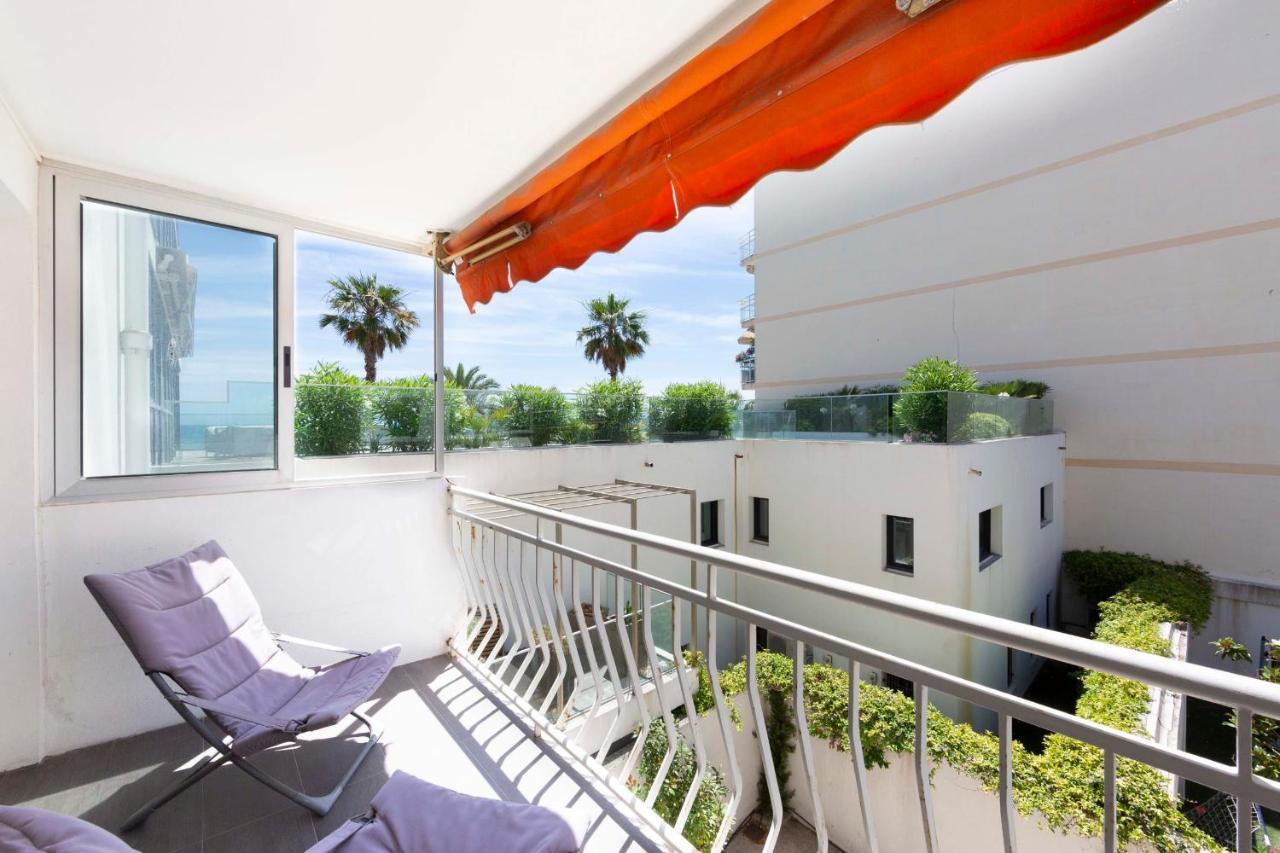 Modern Apartment 2 Bedrooms Quiet Terrace In A Palm Beach Area, 30 Meters From Seaside Cannes Buitenkant foto